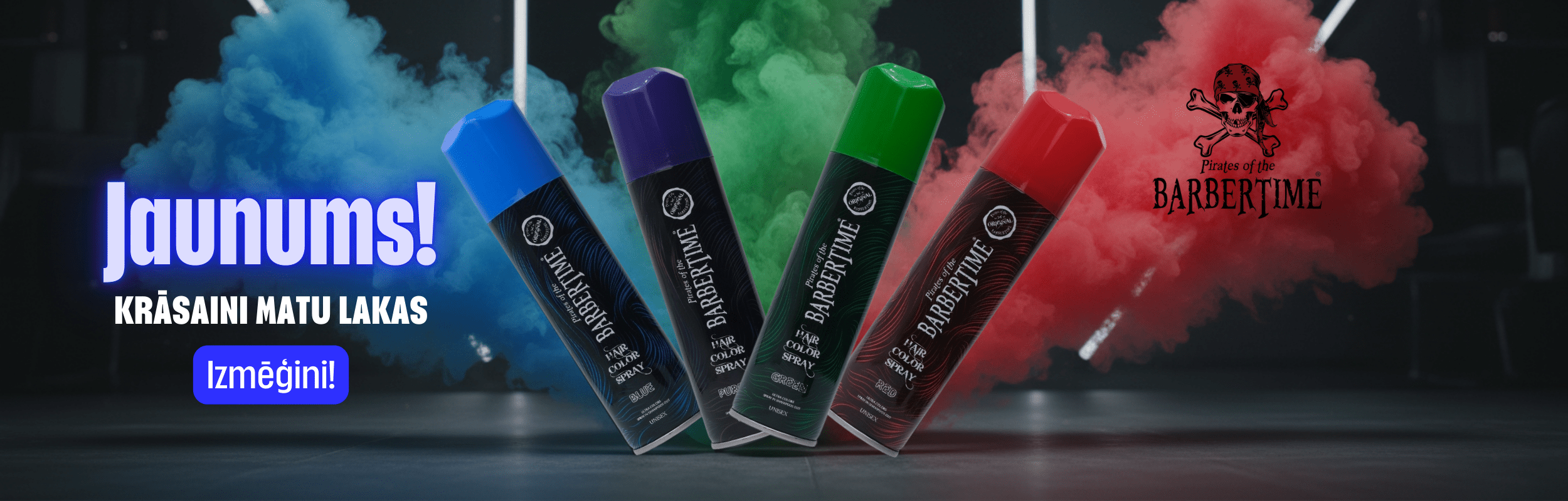 Barbertime Krāsaini matu lakas