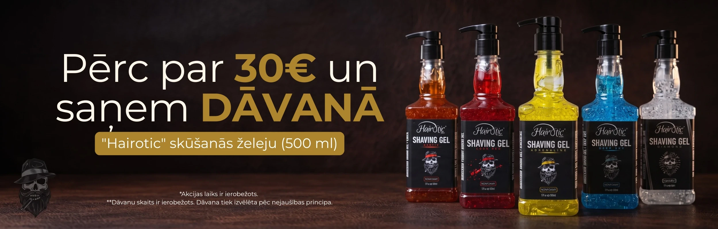 Pērc par 30 EUR un saņem dāvanā