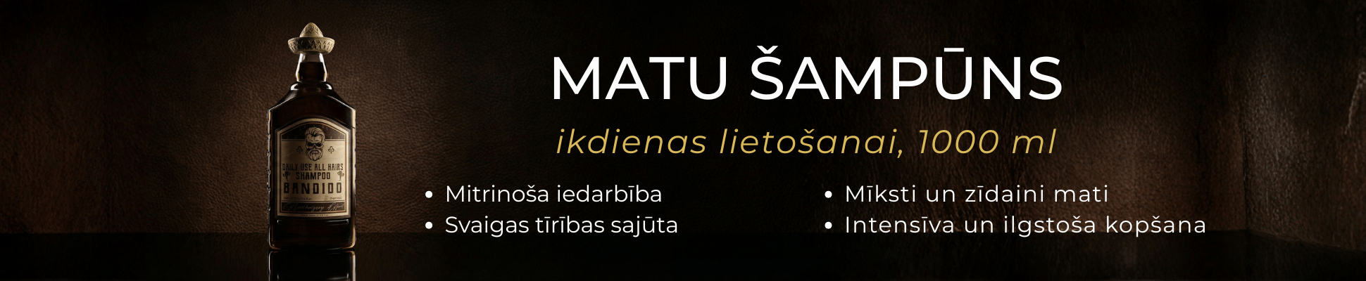 Bandido Matu šampūns ikdienas lietošanai