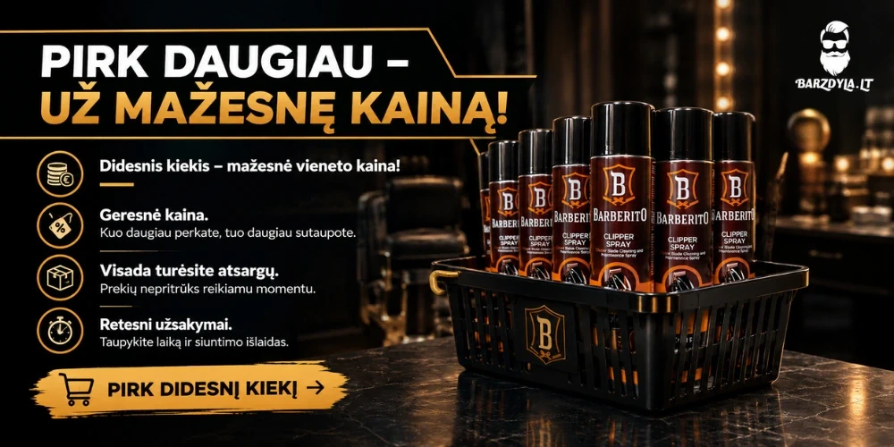 Kiekio nuolaida perkant tos pačios rūšies prekę