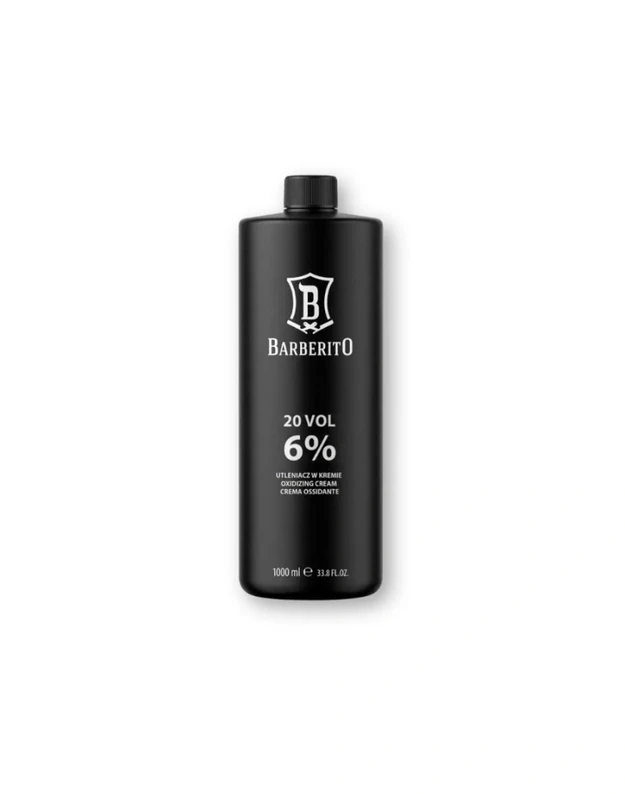 BARBERITO Oxidizing Cream Oksidacinė emulsija 20 VOL (6%), 1000 ml