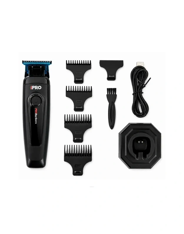 iPRO Hair Clipper Belaidė plaukų ir barzdos kirpimo mašinėlė S1096, Juoda