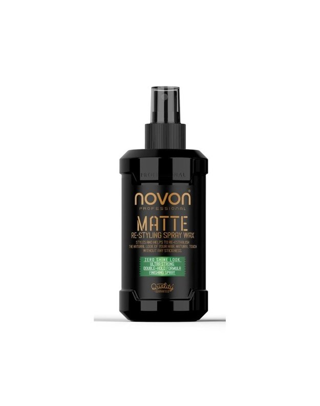 Novon Matte Spray Wax Purškiamas plaukų vaškas, 200 ml