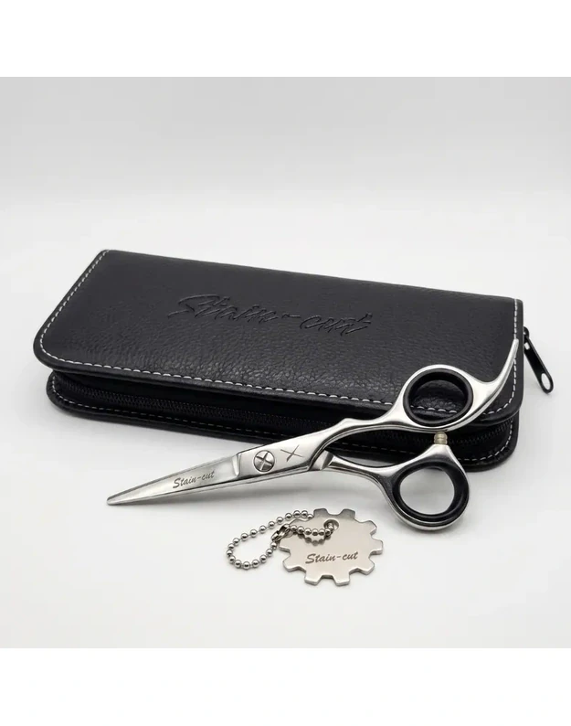 Stain-Cut Classic Silver Haidressing Scissors Profesionalios plaukų kirpimo žirklės, 6.5"