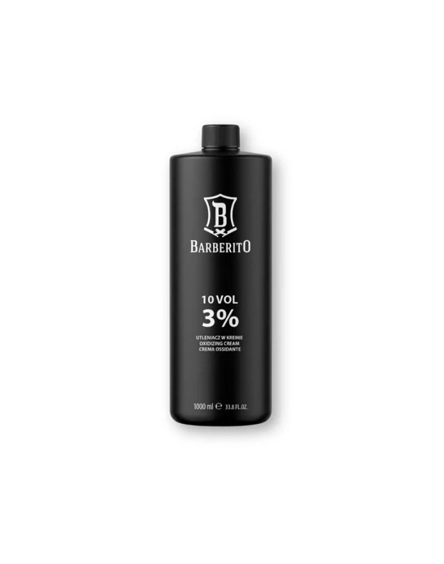 BARBERITO Oxidizing Cream Oksidacinė emulsija 10 VOL (3%), 1000 ml