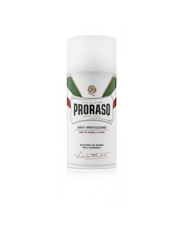 Proraso White Line Shaving Foam Skutimosi putos jautriai odai, 300ml