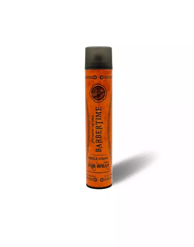 Barbertime Mega Strong Hold Spray Itin stiprios fiksacijos plaukų lakas, 400 ml