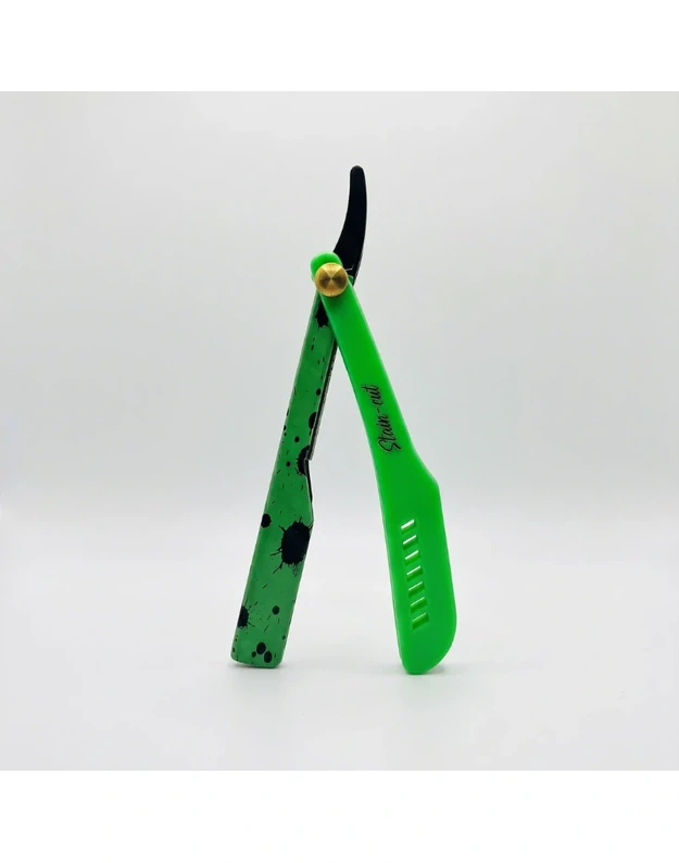 Stain-Cut Green Colour Razor Vienašmenis skustuvas plastmasine rankena, žalias, 1 vnt.