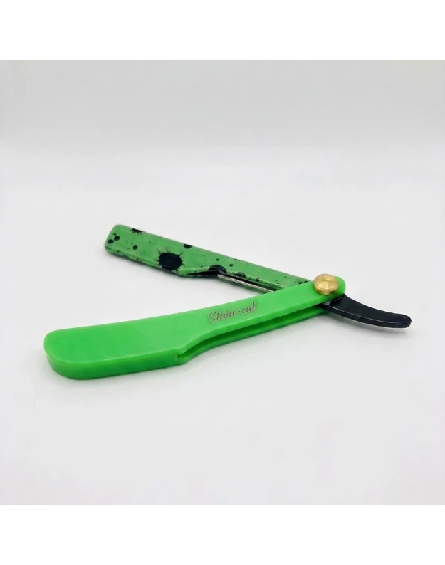 Stain-Cut Green Colour Razor Vienašmenis skustuvas plastmasine rankena, žalias, 1 vnt.