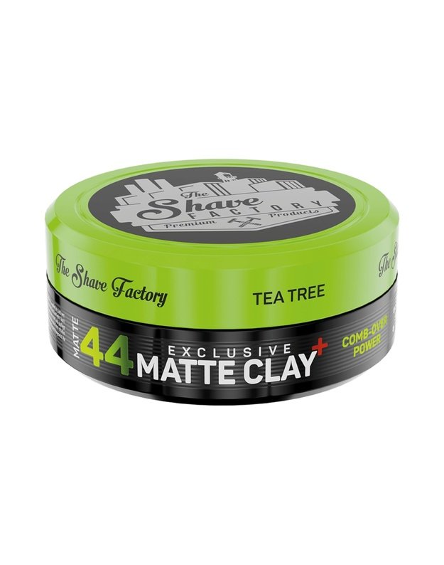 The Shave Factory Exclusive Matte Clay 44 Matinis plaukų molis, 150 ml