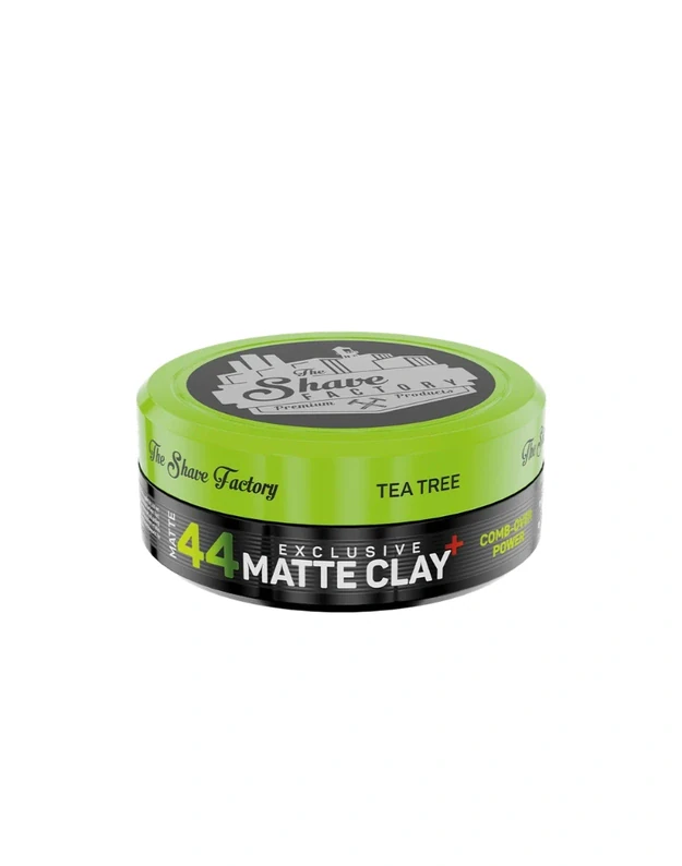 The Shave Factory Exclusive Matte Clay 44 Matinis plaukų molis, 150 ml