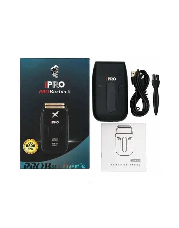 iPRO Shaver Plaukų skutimo mašinėlė S1106, Juoda