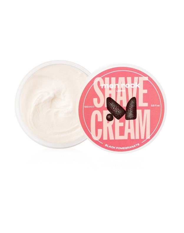 Men Rock Black Pomegranate Shave Cream Крем для бритья с гранатом, 100 мл