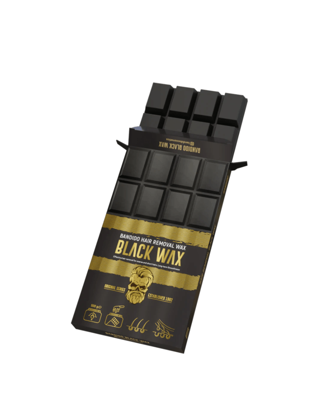 Bandido Hair Removal Wax BLACK Depiliacinis vaškas, 500g