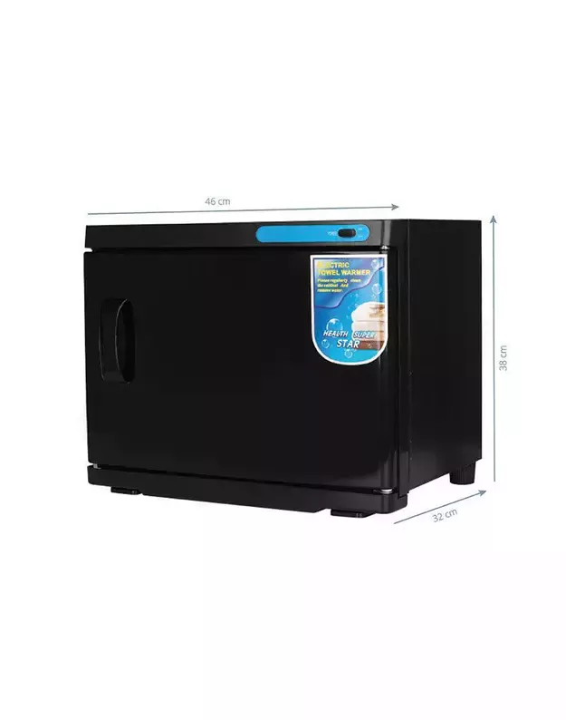 Rankšluosčių šildytuvas su UV-C sterilizatoriumi 23 L, Juodas, 1 vnt.