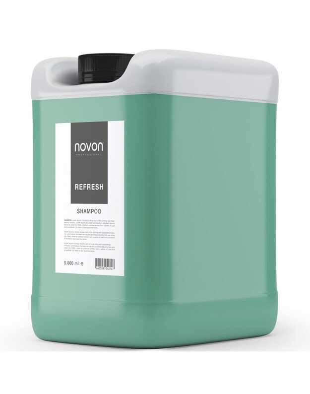 Novon Shampoo REFRESH Plaukų šampūnas, 5 L
