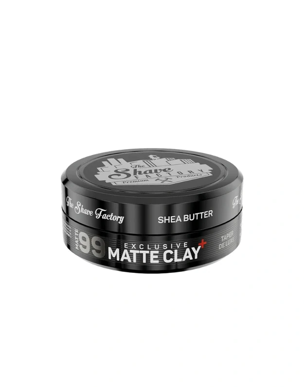 The Shave Factory Exclusive Matte Clay 99 Matinis plaukų molis, 150 ml