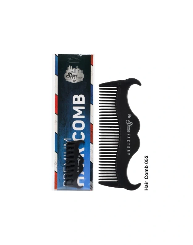 The Shave Factory Beard & Moustache Comb 052 Barzdos ir ūsų šukos, 1 vnt.