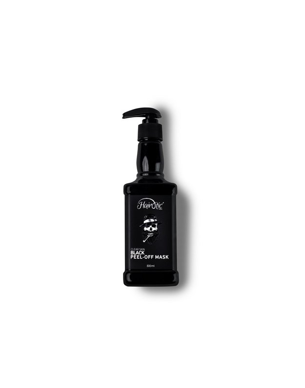 Hairotic Peel Off Mask Black Nulupama veido kaukė vyrams, 500 ml 