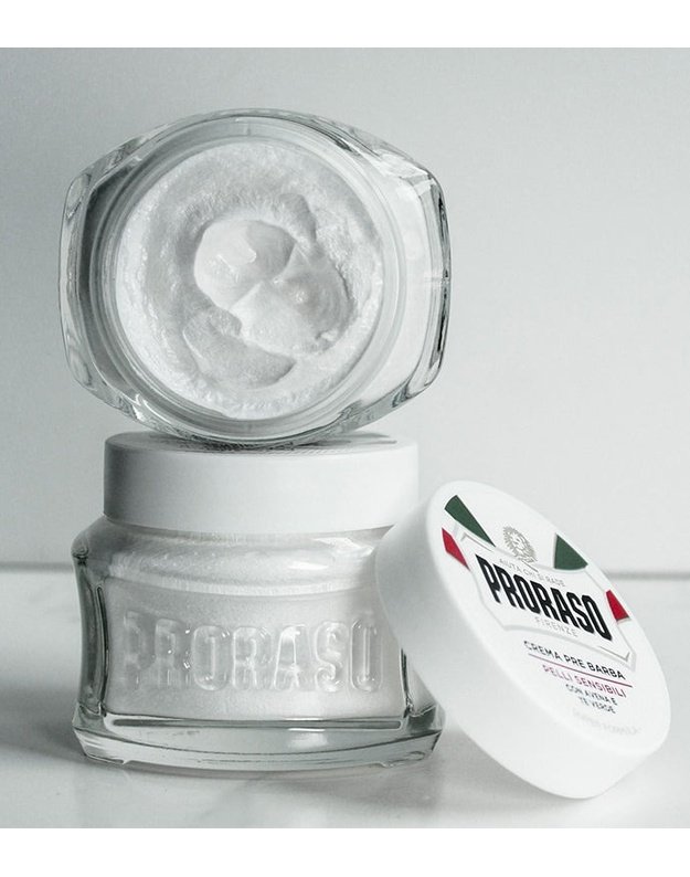 Proraso White Line Pre-Shaving Cream Крем для чувствительной кожи перед бритьем, 100мл