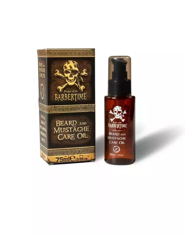 Barbertime Beard & Mustache Care Oil Barzdos ir ūsų aliejus, 75 ml