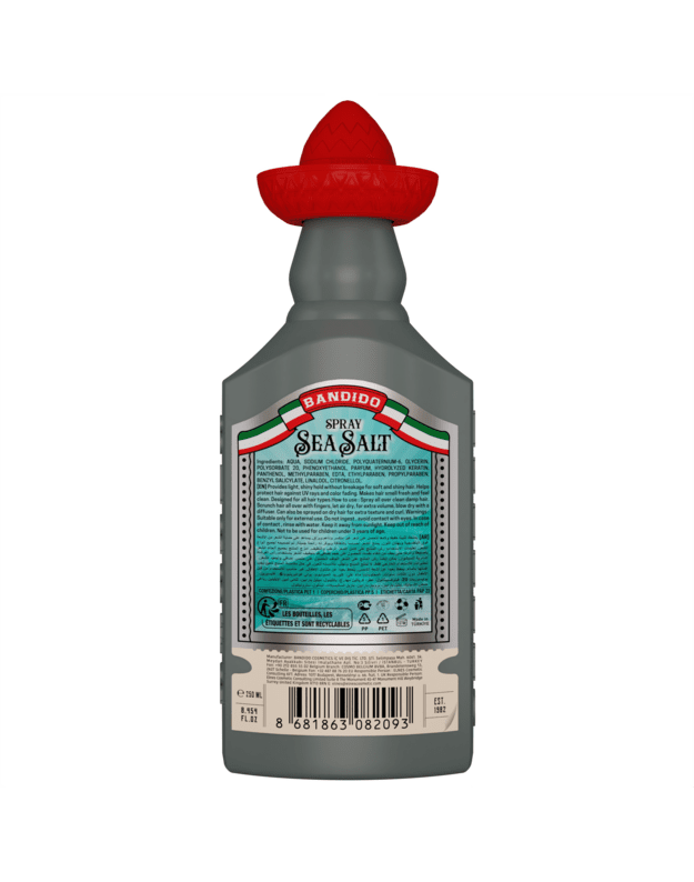 Bandido Sea Salt Texturising Spray Meresoolasprei, 250ml