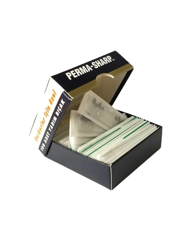 PERMA-SHARP Single Edge Razor Blades Vienašmeniai peiliukai, 100 vnt.