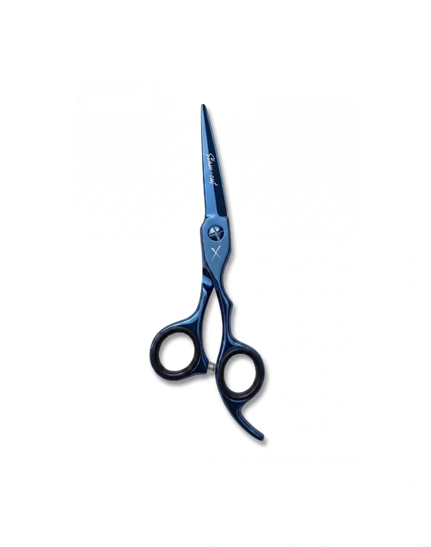 Stain-Cut Blue Titanium Sword Blade Scissors Profesionalios plaukų kirpimo žirklės, 6.5"