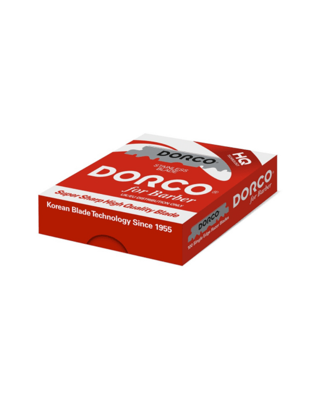 Dorco Red Single Edge Razor Blades Vienašmeniai skutimosi peiliukai, 100 vnt.
