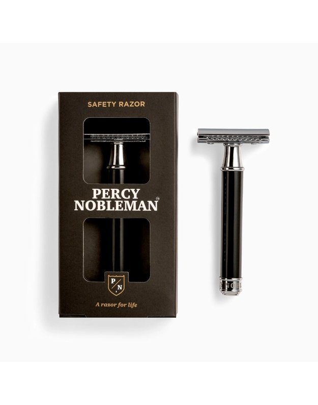 Percy Nobleman Safety Razor Dviašmenis skustuvas, 1 vnt.