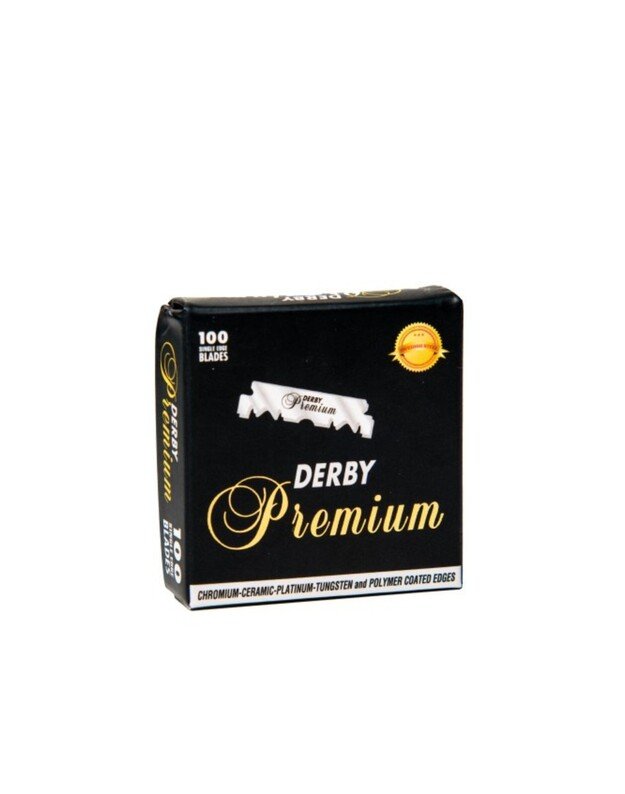 Derby PREMIUM Vienašmeniai peiliukai, 100 vnt.