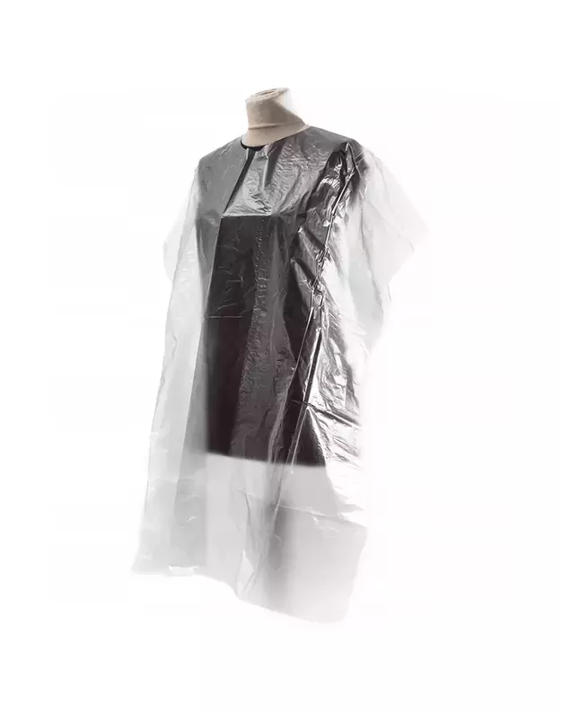 Silk PE vienkartiniai apsiaustai, 50 vnt.