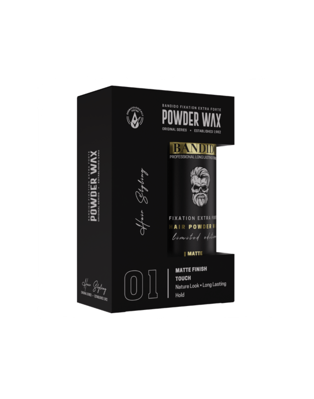 Bandido Powder Wax FIXATION EXTRA FORTE Matinė plaukų formavimo pudra, 32 g 1