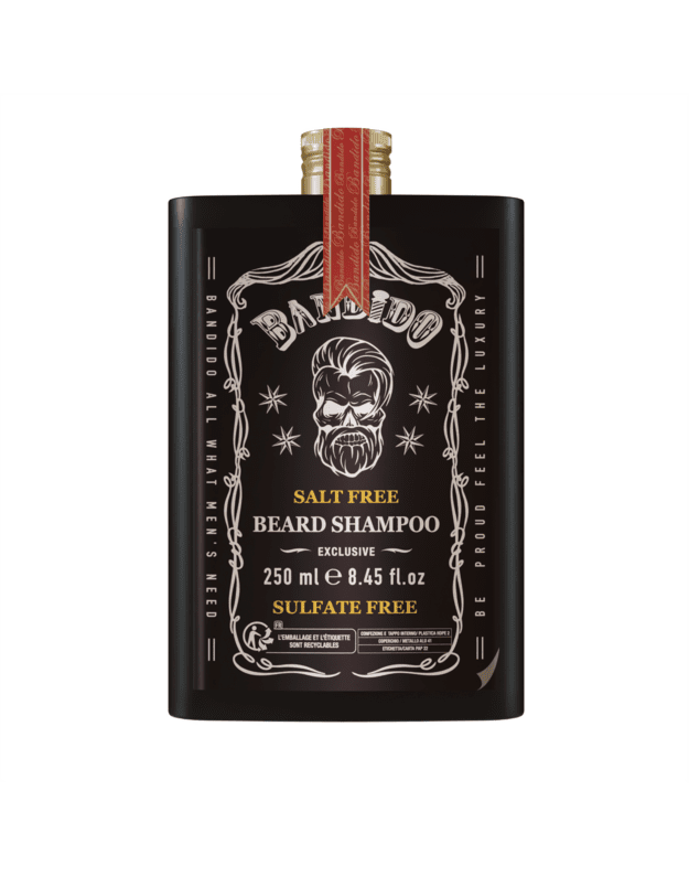 Bandido Beard Shampoo Barzdos šampūnas, 250ml
