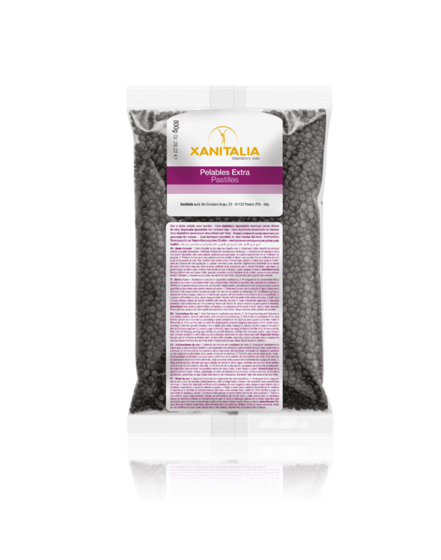XANITALIA Depiliacinio vaško granulės BLACK, 800 g