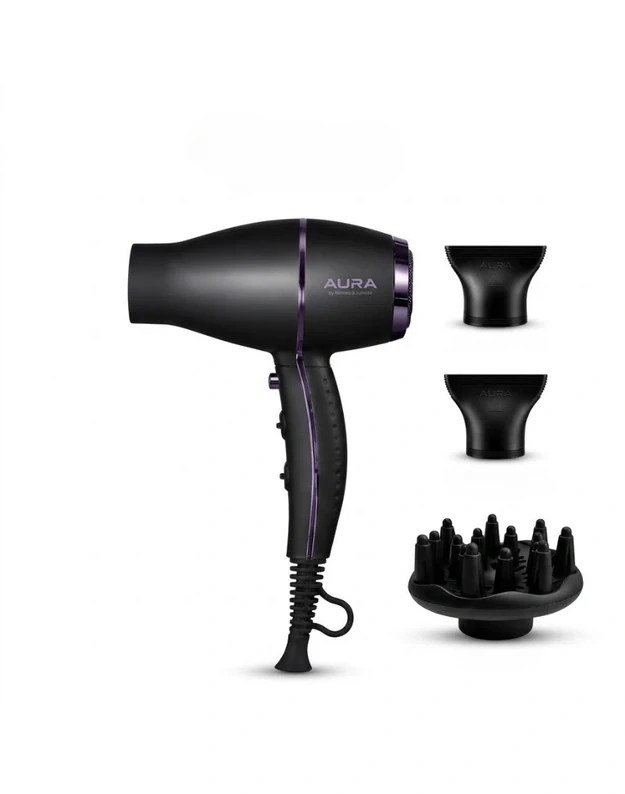 R&J Hair Dryer AURA 3900 Tourmaline Plaukų džiovintuvas, 2000 W