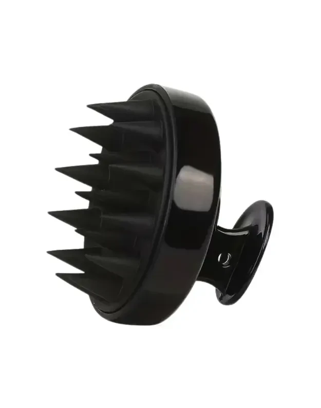 WG masažinis galvos odos šepetys, juodas Q-76, 1 vnt.