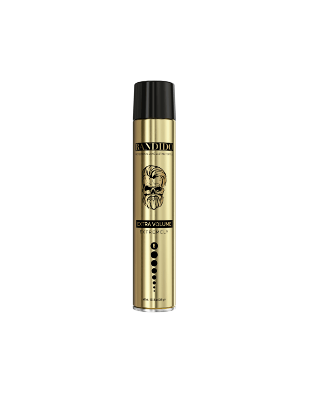 Bandido Gold Hair Spray Extra Volume Extremely Plaukų lakas, 400ml