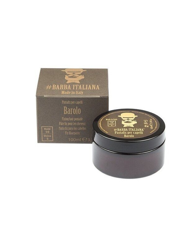 Barba Italiana fixing hair pomade Barolo Pomada plaukų formavimui itin stiprios fiksacijos,100 ml