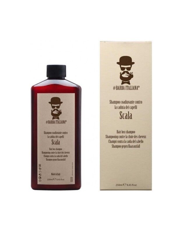 Barba Italiana Scala Šampūnas Nuo Plaukų Slinkimo, 250 ml