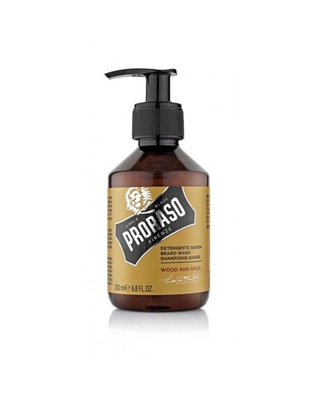 Proraso Wood & Spice Beard Wash Barzdos Šampūnas, 200 ml