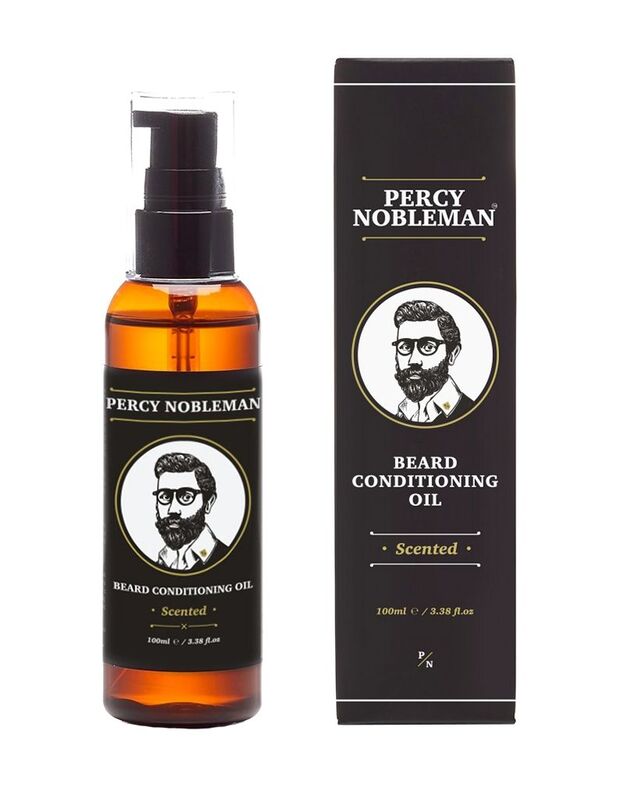 Percy Nobleman Beard Conditioning Oil Scented Kondicionuojantis Vanilės Aromato Barzdos Aliejus, 100 ml