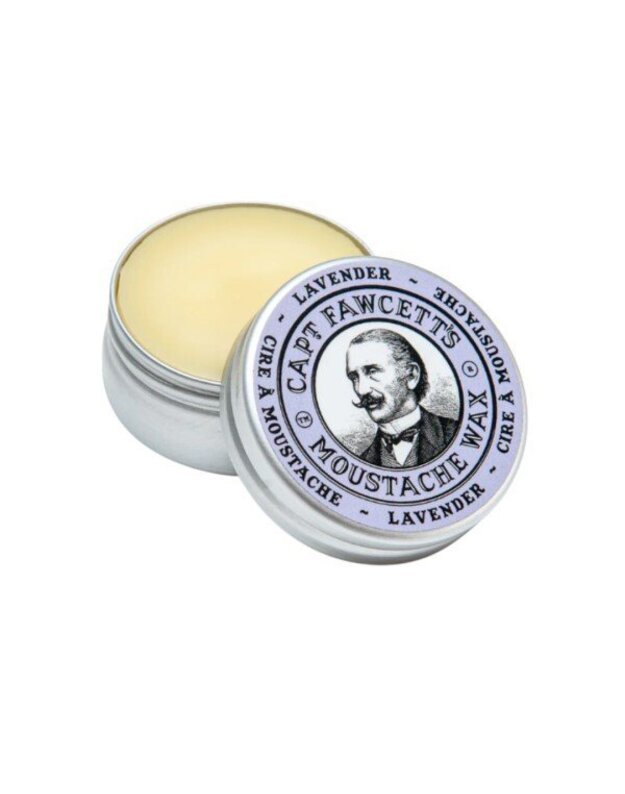 Captain Fawcett Lavender Moustache Wax Ūsų Vaškas, 15 ml