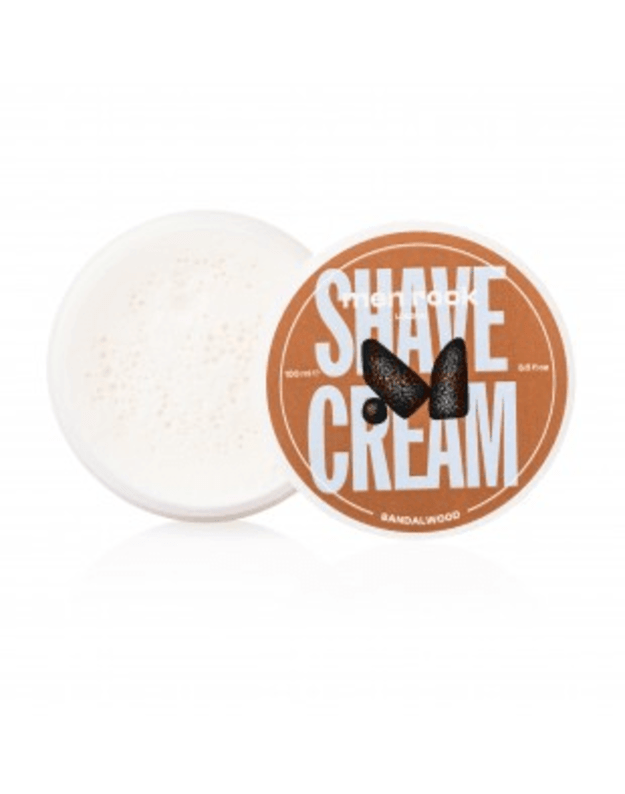 Men Rock Sandalwood Shave Cream Saltalmedžio Aromato Skutimosi Kremas, 100 ml