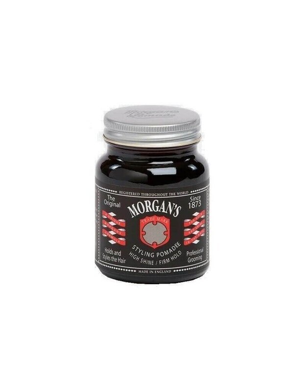 Morgans Pomade High Shine/Firm Hold Styling Pomade Blizgi Stiprios Fiksacijos Plaukų Formavimo Pomada, 50 g