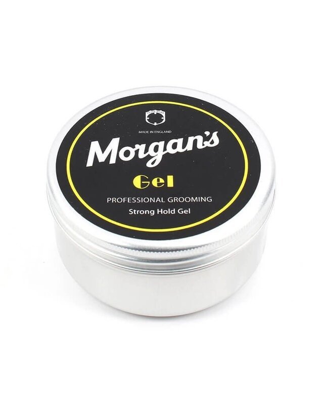 Morgans Pomade Strong Hold Gel Stiprios Fiksacijos Plaukų Želė, 100 ml