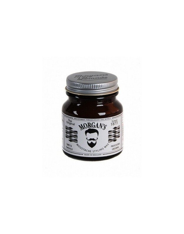 Morgans Pomade Moustache Styling Wax Twist & Twiddle Ūsų Formavimo Vaškas, 50 g