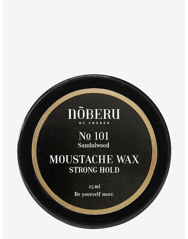 Noberu No 101 Moustache Wax Strong Hold Stiprios Fiksacijos Ūsų Vaškas, 25 ml