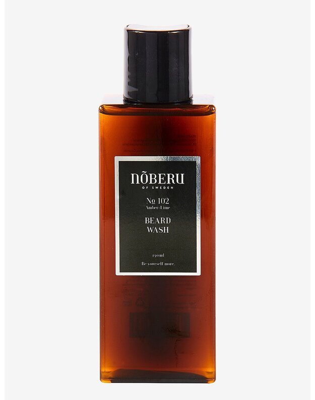 Noberu No 102 Beard Wash Amber Lime Barzdos Šampūnas, 130 ml