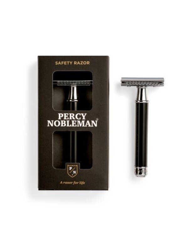 Percy Nobleman Safety Razor Dviašmenis skustuvas, 1 vnt.